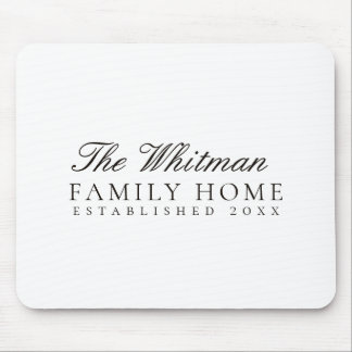 Mousepad Casa da Família White