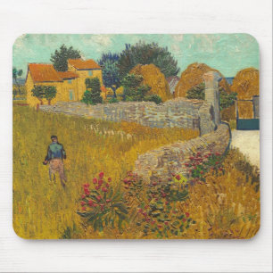 Mousepad Casa da quinta de Vincent van Gogh   em Provence,