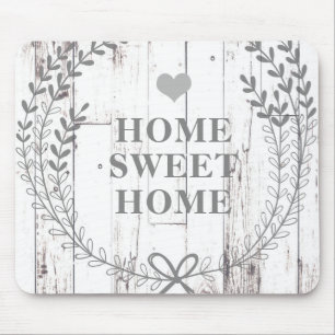 Mousepad Casa de Campo Rústica Branca Shabby Chic Personali