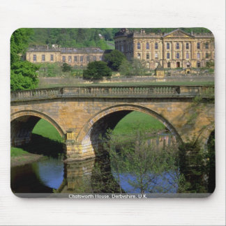 Mousepad Casa de Chatsworth, Derbyshire, Reino Unido