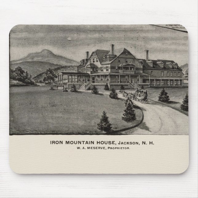 Mousepad Casa de Ferro, Jackson, NH (Frente)