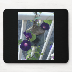 Mousepad Casa de Pássaros Com Ipoméias