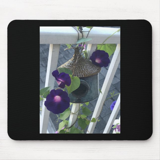 Mousepad Casa de Pássaros Com Ipoméias (Frente)