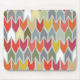 Mousepad casa de praia ikat chevron