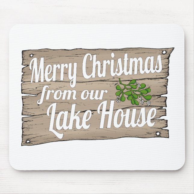 Mousepad casa do lago de natal (Frente)