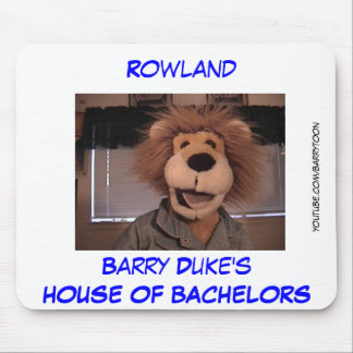Mousepad Casa do tapete do rato de Rowland dos solteiros