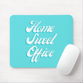 Mousepad Casa Doce Escritório Engraçado Dizendo Typografia 