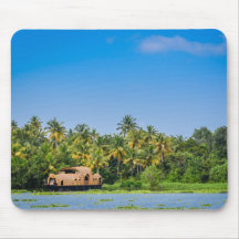 Casa flutuante nas Backwaters de Querala