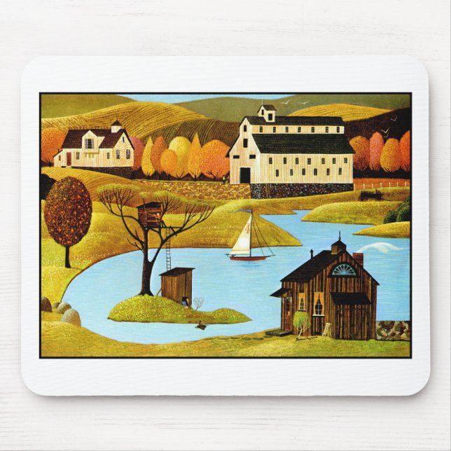 Mousepad Casa na árvore da ilha (Frente)