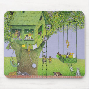 Mousepad Casa na árvore do gato