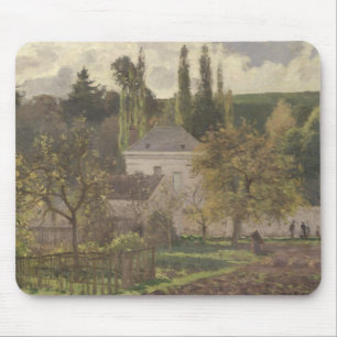 Mousepad Casa no eremitério, Pontois de Camille Pissarro  
