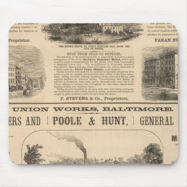 Mousepad Casa Tremont, Hotel Boston Nahant House (Frente)