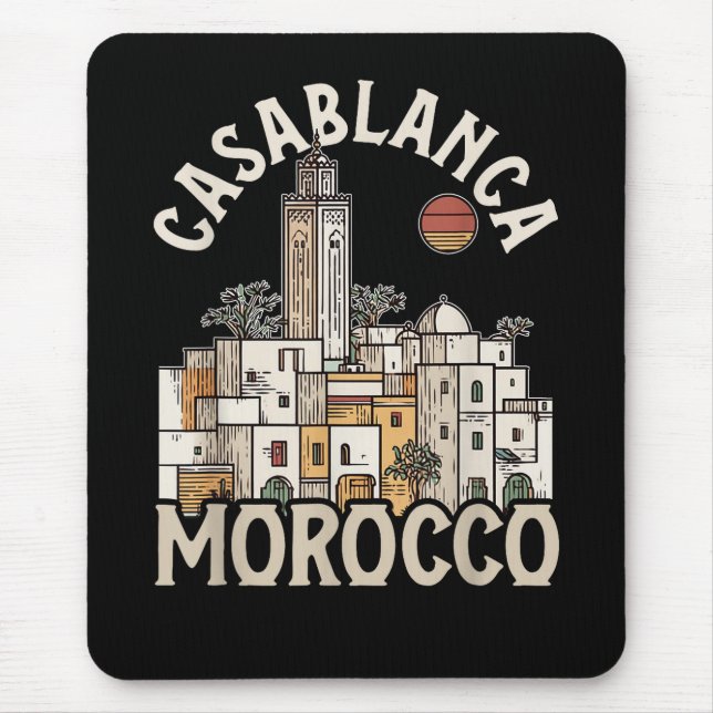 Mousepad casablanca marrocos  (Frente)