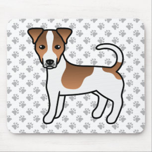 Mousepad Casaco Branca E Suave Jack Russell Terrier Dog