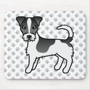 Mousepad Casaco branco e preto Jack Russell Terrier Cog