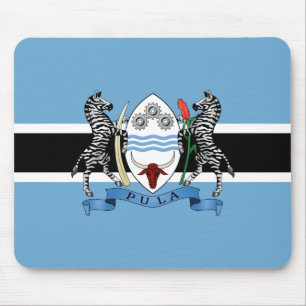 Mousepad Casaco de Armas Botsuana/ Pad do Rato de Bandeira