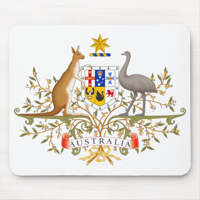 Mousepad Casaco de Armas da Austrália (Frente)