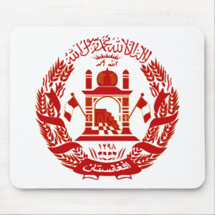 Mousepad Casaco de armas do Afeganistão