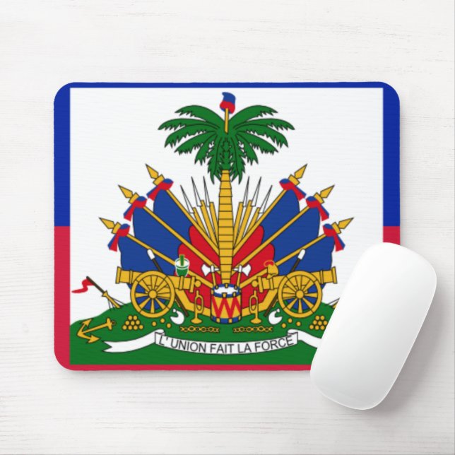 Mousepad Casaco de armas do Haiti Flag (Com mouse)