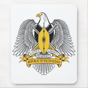 Mousepad Casaco de Armas do Sudão do Sul