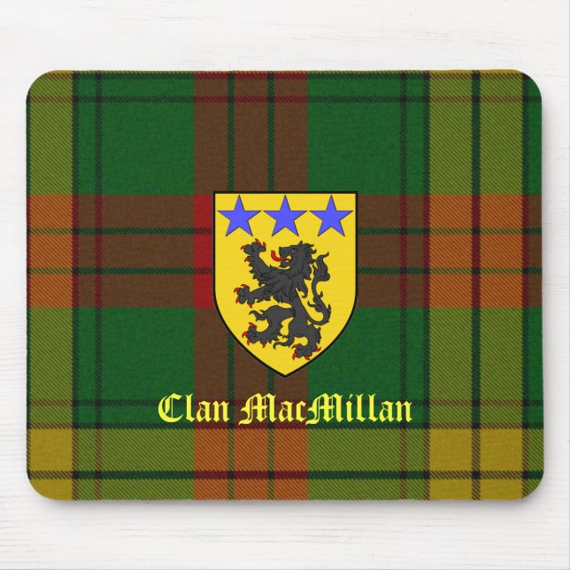Mousepad Casaco de Armas MacMillan Tartan (Frente)
