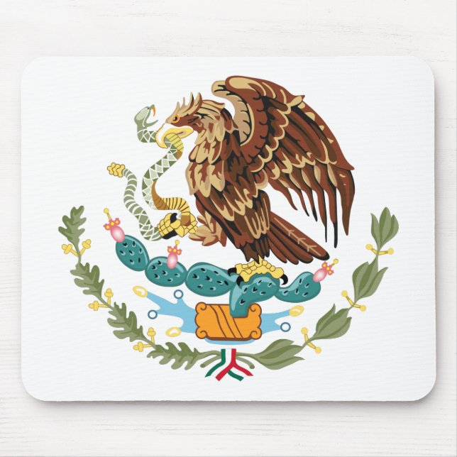 Mousepad Casaco de Braços do México (Frente)