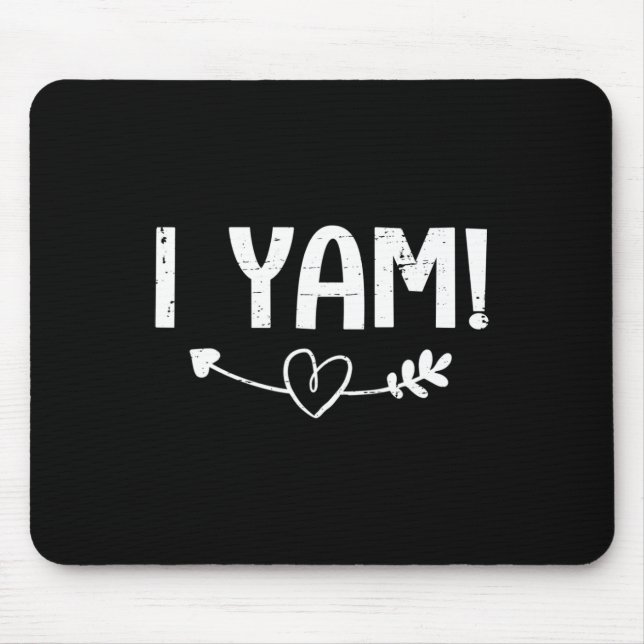 Mousepad Casais de Ação de Graças Ela é minha doce Potat (Frente)
