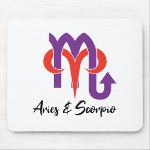 Mousepad Casais de Aries e Escorpiões