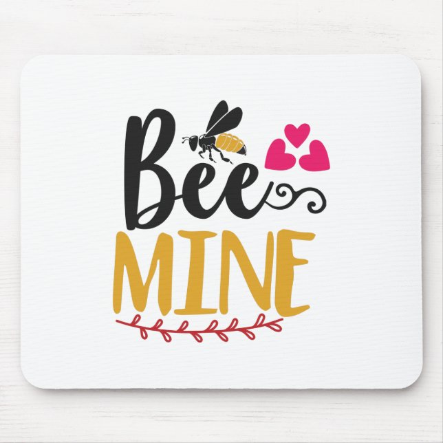 Mousepad Casal Art Bee Mine (Frente)