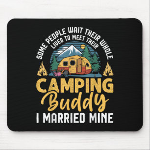 Mousepad Casal de Camping Divertido Amantes de Camping Parc