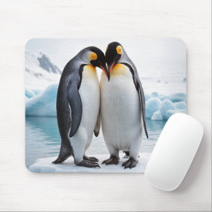 Mousepad Casal De Pinguim Em Um Iceberg