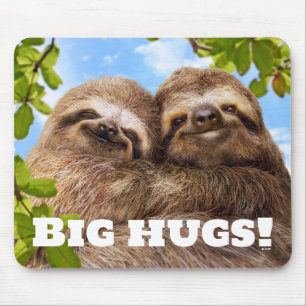 Mousepad Casal de Preguiças