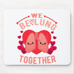 Mousepad Casal de Terapia Respiratória Somos pulmões junt