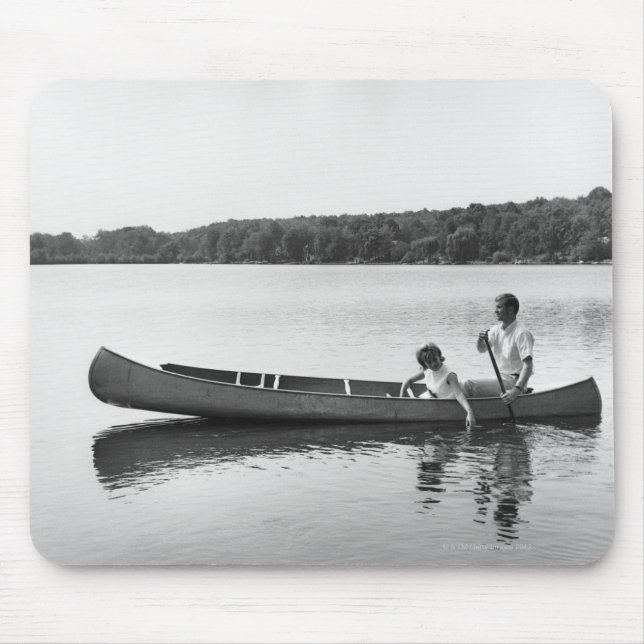 Mousepad Casal em uma canoa (Frente)