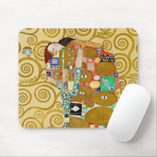 Mousepad Casal Gustav Klimt Fulfillment Nouveau