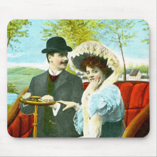 Mousepad Casal romântico na cena da colheita