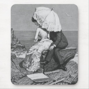 Mousepad Casamento Antigo, Recém-casados à Beira-Mar