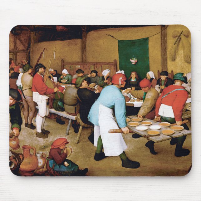 Mousepad Casamento camponês, Pieter Bruegel (Frente)