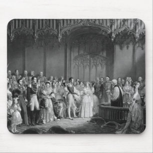 Mousepad Casamento da rainha Victoria e príncipe Albert