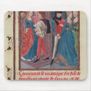 Mousepad Casamento de Baldwin VI e Marie