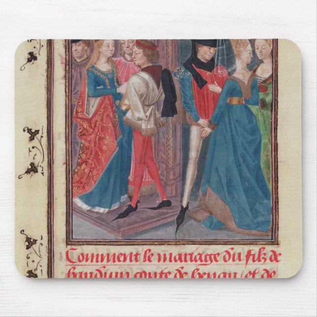 Mousepad Casamento de Baldwin VI e Marie (Frente)