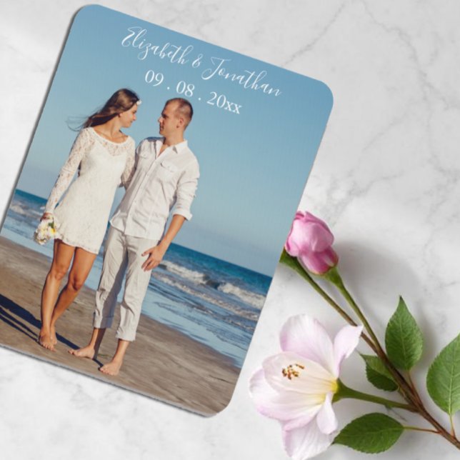 Mousepad Casamento de Destino de Foto Personalizada Evento (Criador carregado)