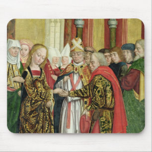 Mousepad Casamento do Virgin, do altar da abóbada, 1499