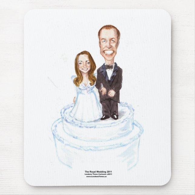 Mousepad Casamento Real Catherine & William Presentes Camis (Frente)