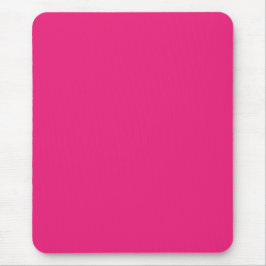 Mousepad Casamento Rosa Vibrante | Convite de Cor Sólida e 