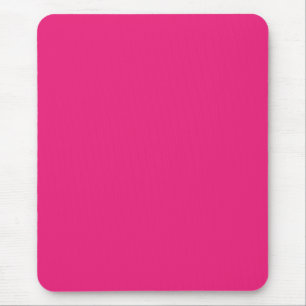 Mousepad Casamento Rosa Vibrante Convite de Cor Sólida e