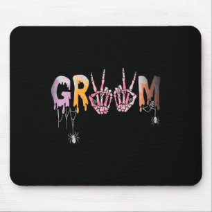 Mousepad Casamento Spooky Halloween Skeleton Groom Apenas M