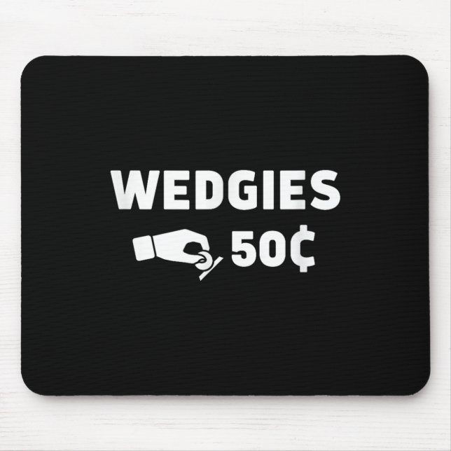 Mousepad Casamentos 50 Centavos Engraçado Inserir Moedas De (Frente)
