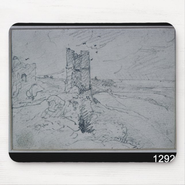 Mousepad Casas de campo de John Constable | em um banco (Frente)