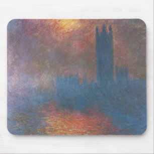 Mousepad Casas do Parlamento, Londres por Claude Monet